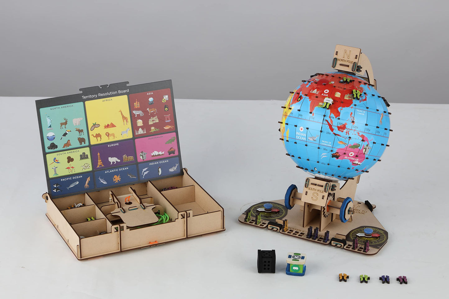 Smartivity Globe Explorer Wooden Model Engineering STEM Learning Toy for Kids Ages 8 and Up