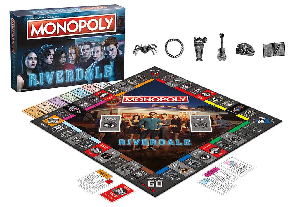 Monopoly Riverdale Board Game | Official Riverdale Merchandise | Based On The Popular CW Show Riverdale | A Great Riverdale Gift for Show Fans