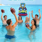 Inflatable Football Toss Pool Games Set, Fun Pool Float Toys for Kids Teens