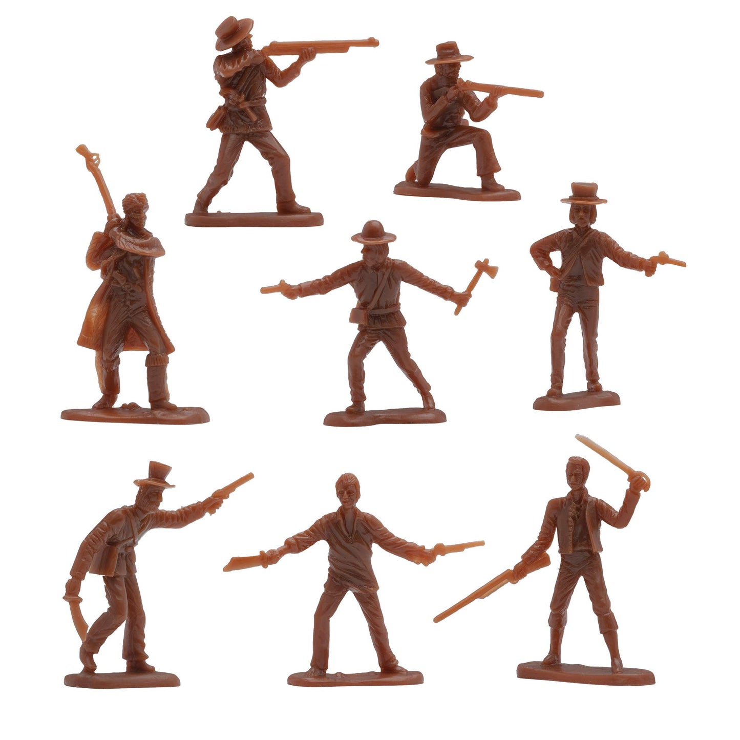 BMC The Alamo Plastic Army Men - Texas vs. Mexico 37pc Soldier Figures