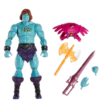 Masters of the Universe Masterverse Action Figure Faker New Eternia Motu Collectible with Swappable Hands and Acccessories