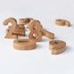 Wee Gallery Bamboo Numbers Set - Number Learning for Baby, Toddler, Preschool Age Kids - Interactive Wooden Numbers to Stimulate Early Development