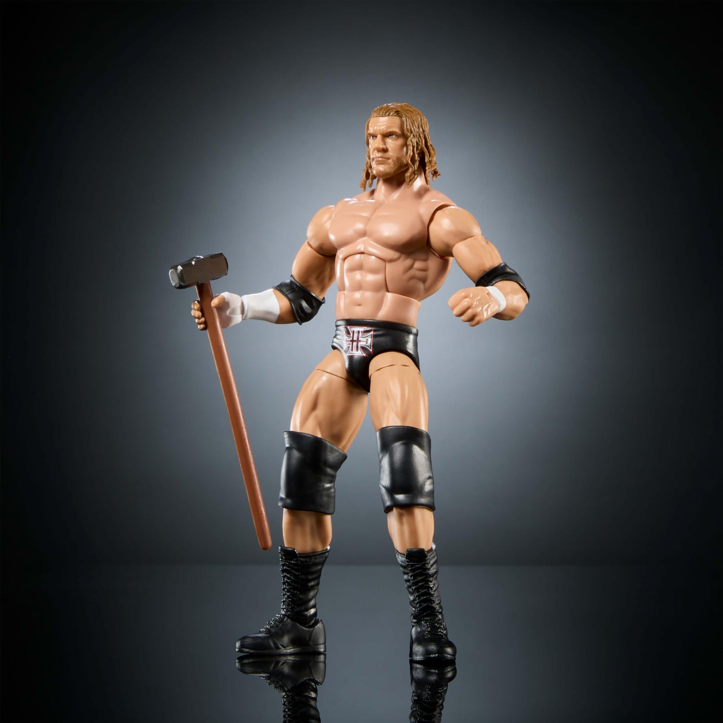 Mattel WWE Elite Collection Action Figure & Accessories, Premium Live Event Triple H Set, SummerSlam with William Regal Build-A-Figure Parts