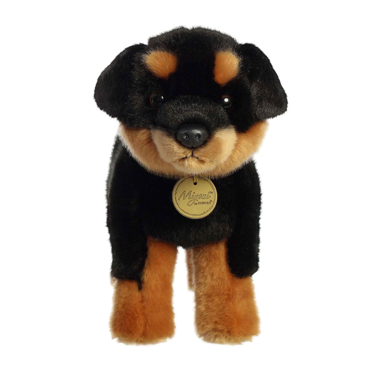 Aurora Miyoni 10" Rottweiler Realistic Stuffed Animal