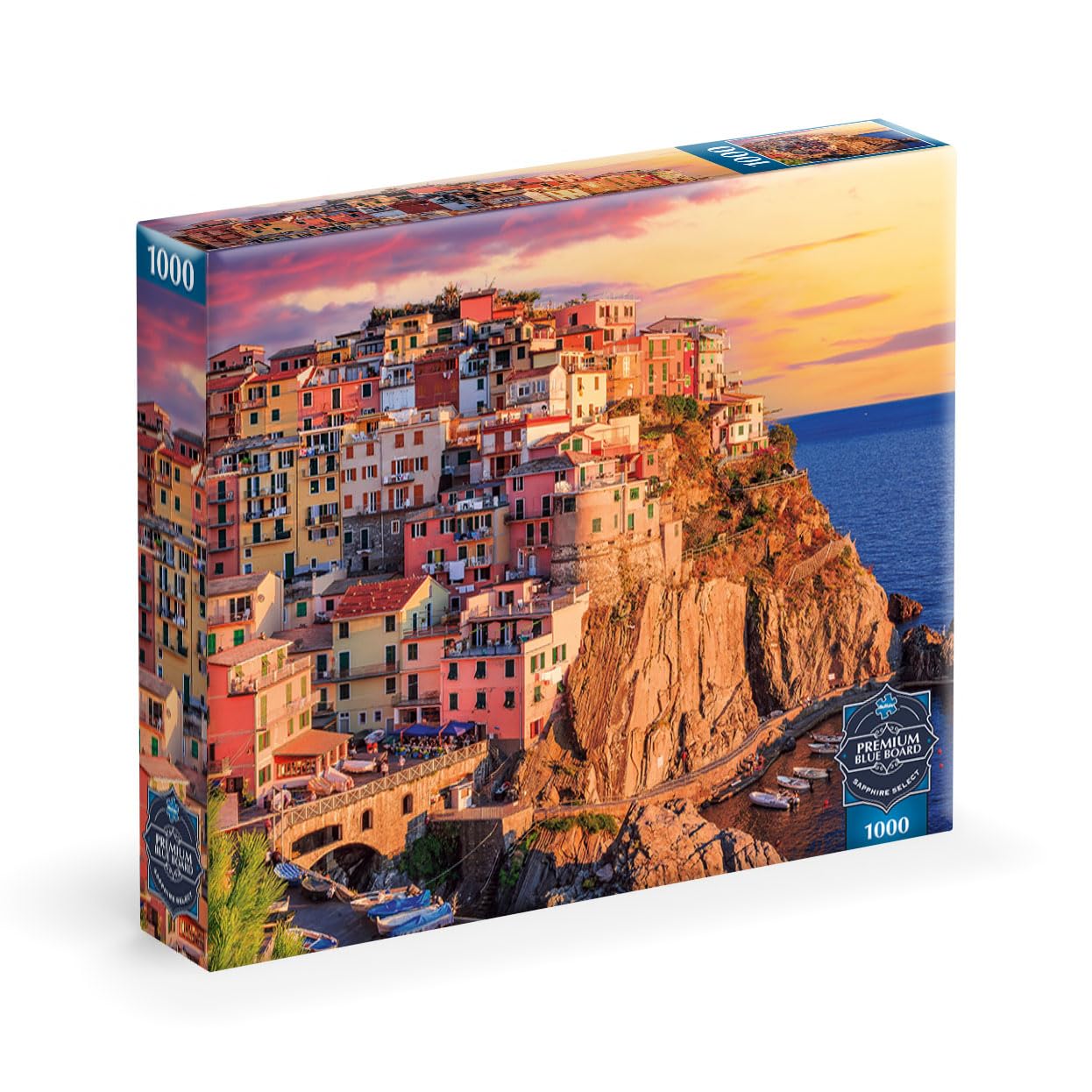 Buffalo Games - Cinque Terre Sunset - 1000 Piece Jigsaw Puzzle for Adults