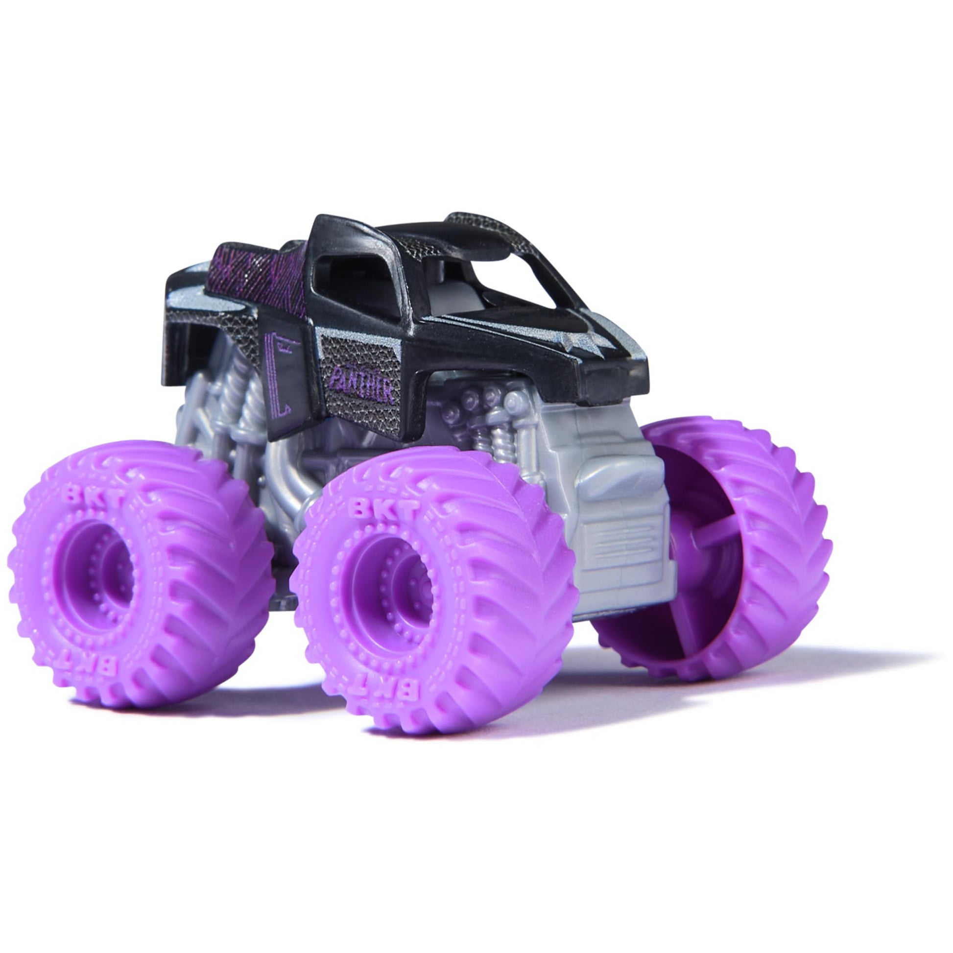 Monster Jam, Marvel Mini Monster Truck 3-Pack, Thor, Black Panther, Iron Man Die-Cast Monster Trucks, 1:87 Scale, Kids Toys for Boys Ages 3 and Up