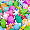 Rhode Island Novelty 72 Pack Rubber Animal Bath Toys, Assorted Squirting Water Animals, Party Favors, Treasure Box Prizes, Classroom Rewards for Kids