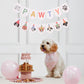 Let’s Pawty Dog Banner - Dog Happy Birthday Banner, Puppy Party Garland, Pet Birthday Decoration for Dogs Lovers, Puppy Shower or Adoption Celebration