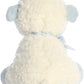 Aurora® Playful Blessing Lamb™ Boy Lamb™ Baby Stuffed Animal - Comforting Companion - Imaginative Play - Blue 9 Inches