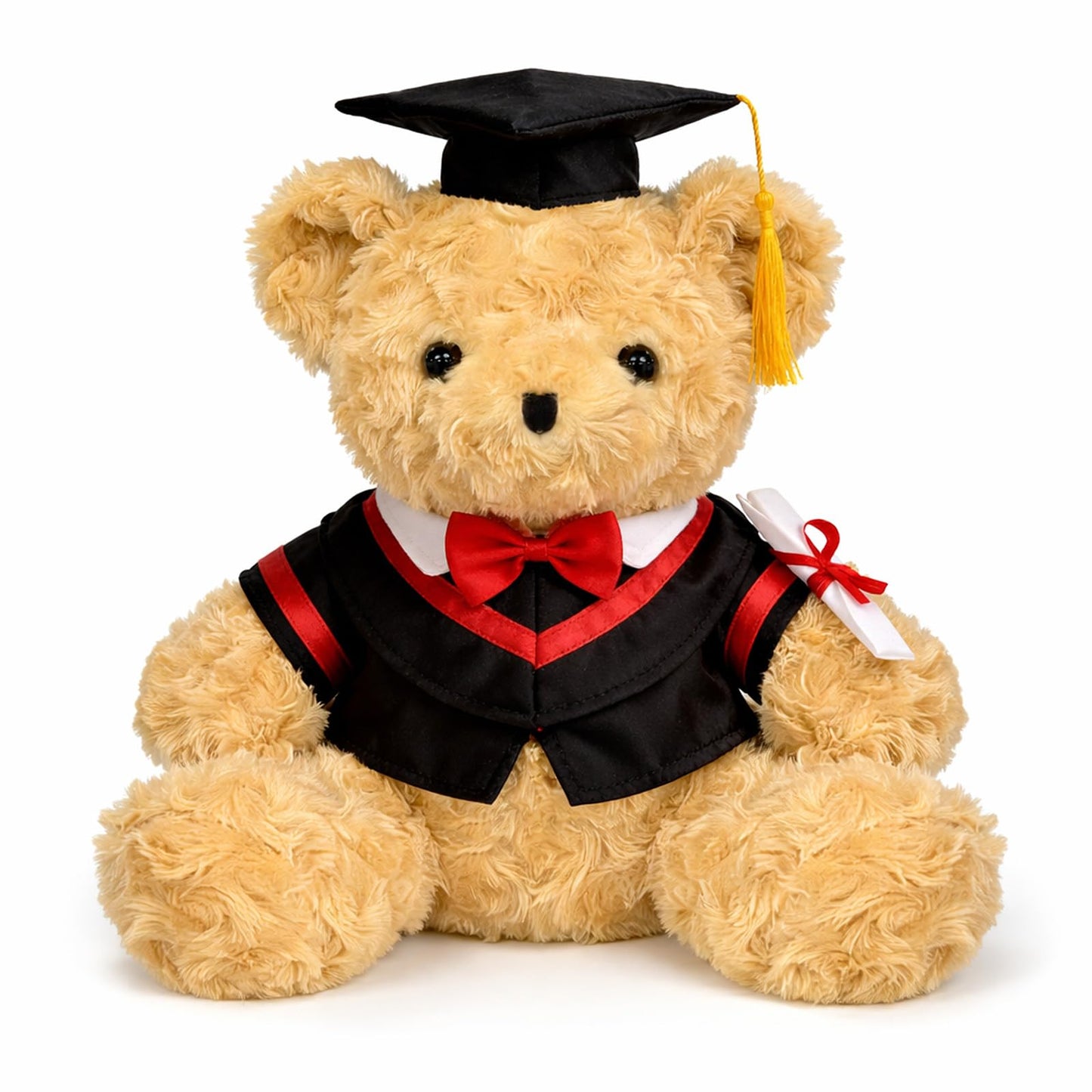QUIRAI Graduation Teddy Bear 2026, 12" Teddy Bear Stuffed Animal for Preschool Kindergarten College Grads, Soft Keepsake Graduation Plush Gift