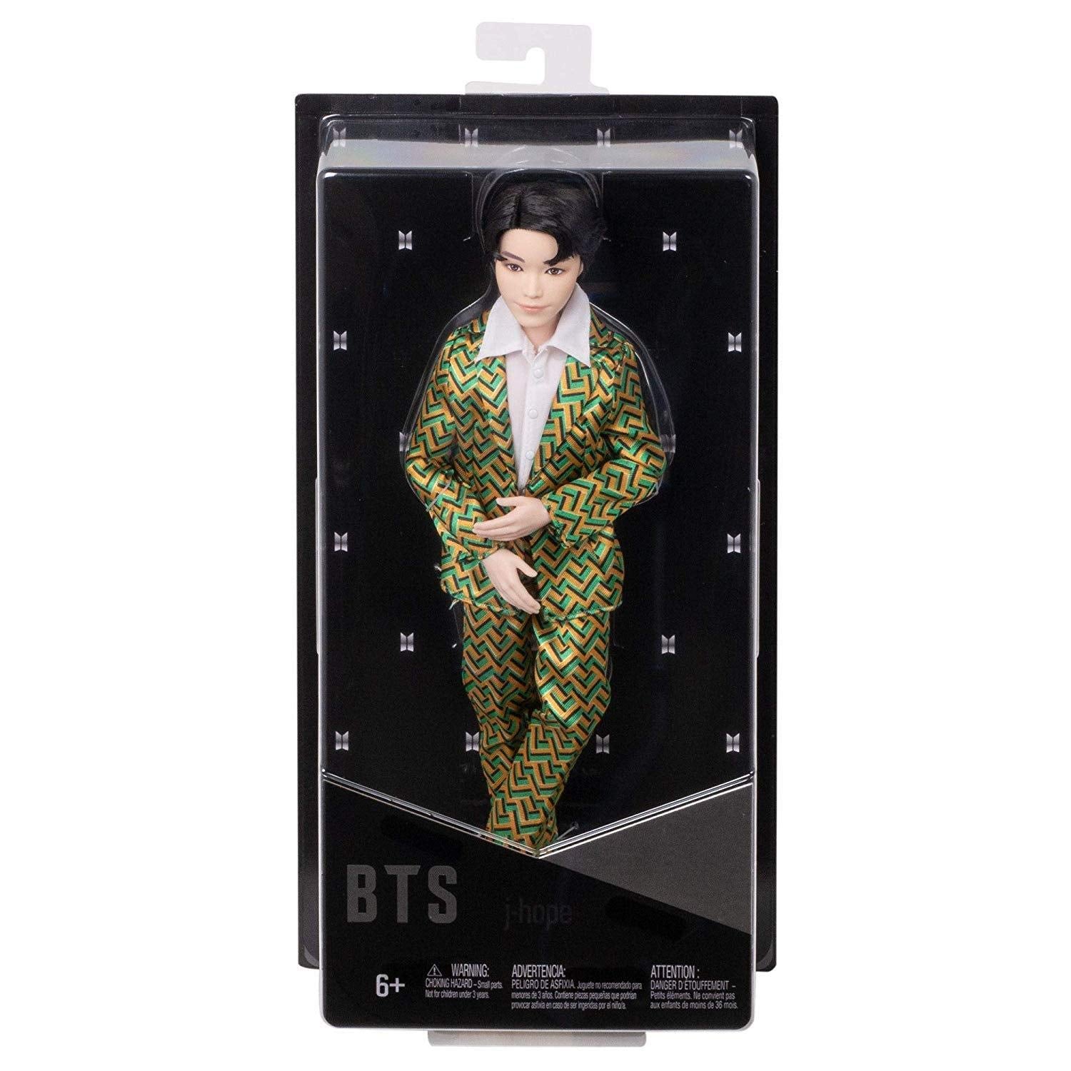 Mattel BTS 11-in j-hope Fashion Doll, Based on Bangtan Boys Global Boy Band, Highly Articulated Figure, Toy for Boys and Girls Age 6 and Up.