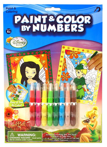 Disney Fairies Paint and Color By Number
