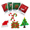PLUS PLUS Puzzle by Number, Holiday Fun Pack - Mini Building Waffle Blocks