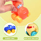 FUN LITTLE TOYS 18Pcs Prefilled Easter Eggs with Toy Cars, Easter Eggs Filled for Toddlers Kids Boys Hunt, Easter Party Favors, Easter Basket
