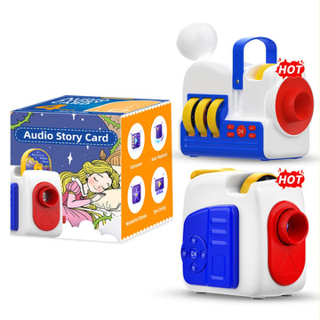 Syslux Kids Audio Story Cards,4 Pack Bedtime Fairy Tale Projection Cartridges for Story Projectors,Story Projector Accessories (Device Not Included)