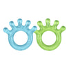 Green Sprouts Cooling Teether (2 Pack) Soothes Gums & Promotes Healthy Oral Development Safer Plastic Filled with Sterilized Water, Chill for Extra