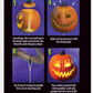 Pumpkin Masters Floating Pumpkin Carve & Display Kit - Create Levitation Illusion in 4 Easy Steps, Includes Carving Saw, Pattern, Hanging Assembly