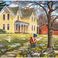 Bits and Pieces 300 Piece Puzzles for Adults - Looking for Spring - 300 Large Pieces 18" x 24" Jigsaw Puzzles, Flowers, Crocus, Americana, No 2 Pieces