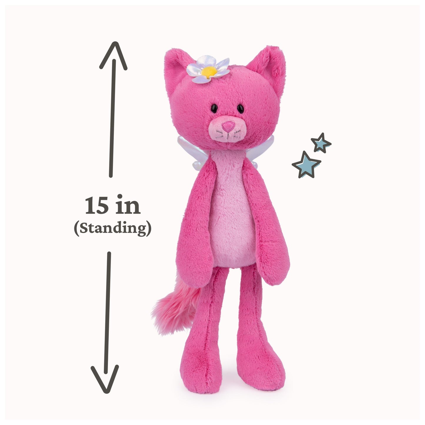 GUND Maeve Rose Kitten Take-Along Friends 15-Inch Plush Toy for Ages 1+