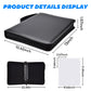 ULLTOON Portable 9-Pocket Trading Card Binder, Holds 1080 Cards with 60 Removable Double-Sided Sleeves, Baseball Card Binder Card Storage Organizer