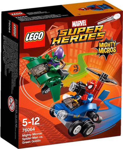 LEGO Super Heroes Mighty Micros: Spider-Man vs Green Goblin 76064 Building Kit (85 Piece)