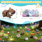 YRBIGSP 52 PCS 3D Printed Animals Set, Articulated 3D Printed Fidget Animal Toys for Kids Students Classroom Rewards,Party Favors, Easter Christmas