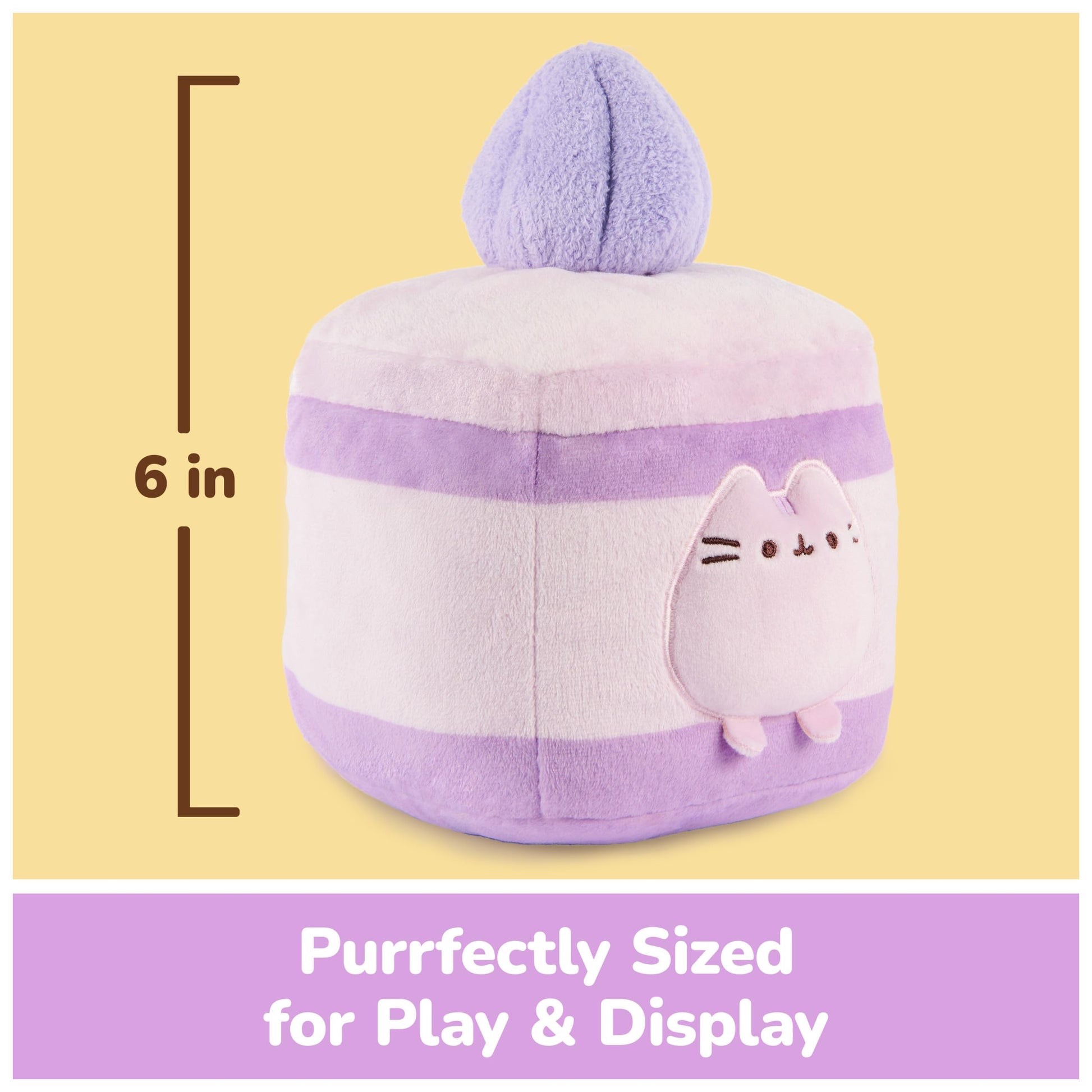 GUND Pusheen Lavender Spongecake 6-Inch Plush Toy for Ages 8+
