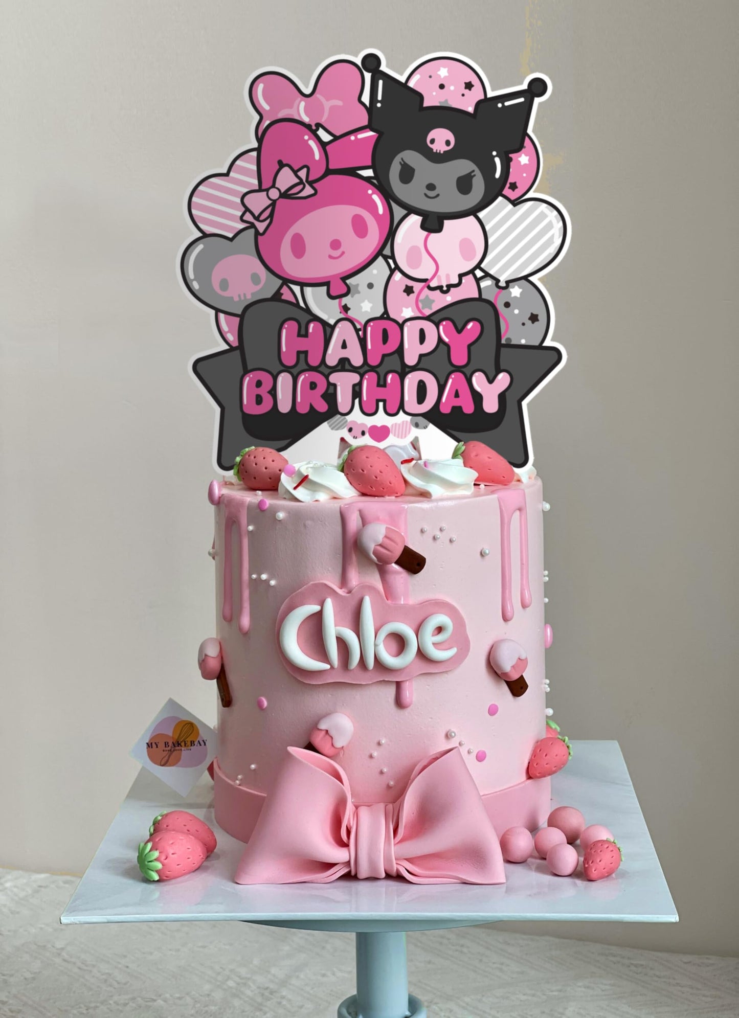 Kuro Melody Birthday Cake Topper Girls Party Decorations