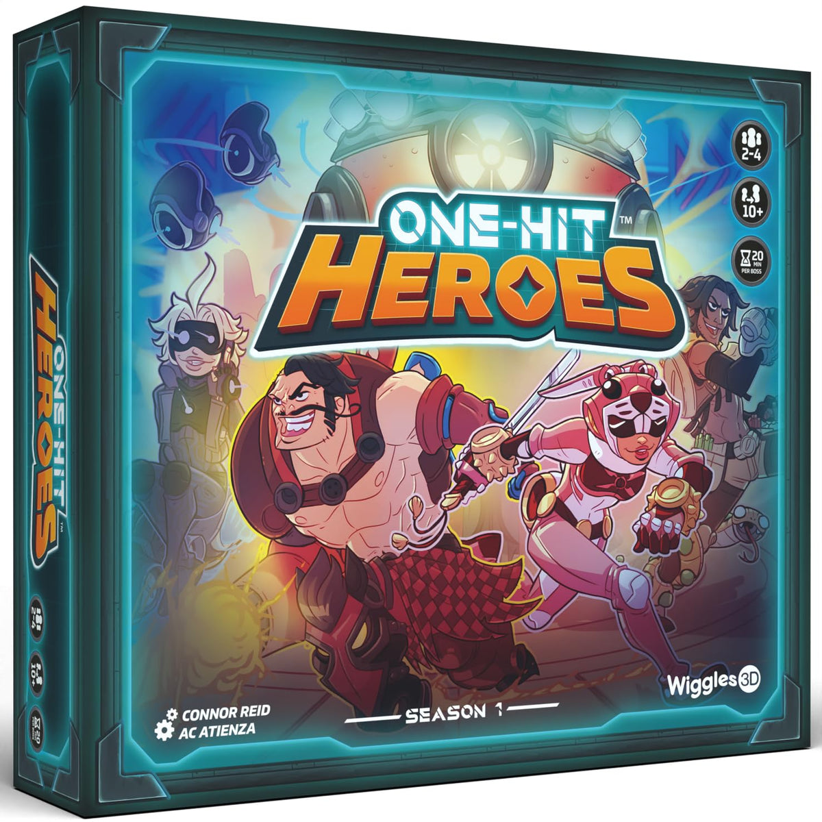 One-Hit Heroes Retail Edition Card Game: Co-op Deck-Building Superheroes