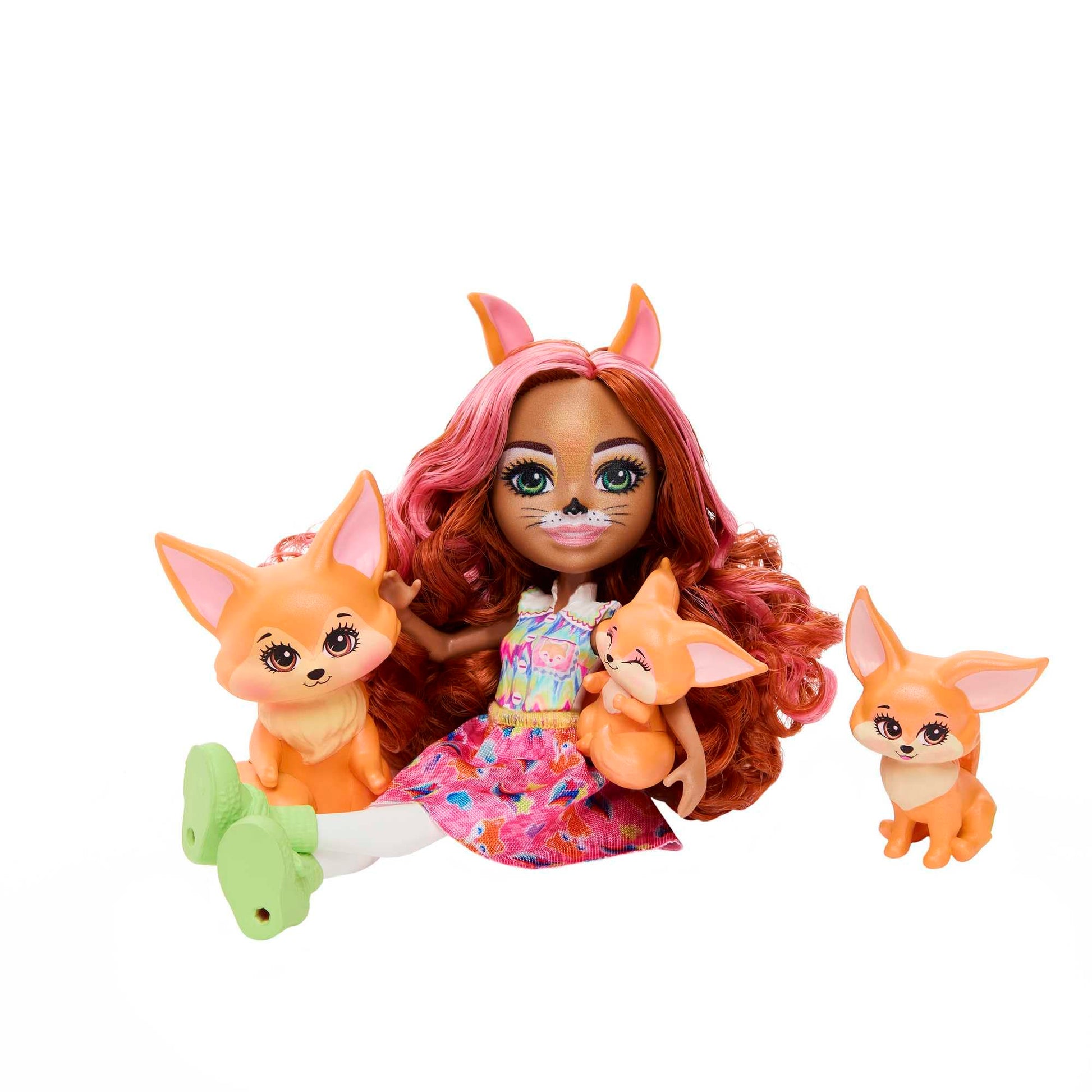Enchantimals Muñeca Familia Fennec Fox