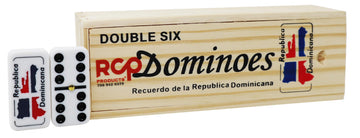 RCP PRODUCTS Dominoes Double 6 Tiles. 28 Pieces Dominoes for Adults