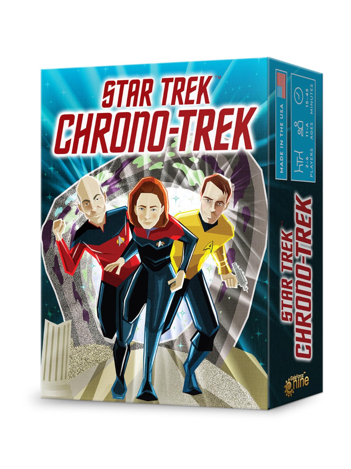 Looney Labs Star Trek Chrono-Trek Card Game - Star Trek Game with Multi-Series Time-Travel Adventure