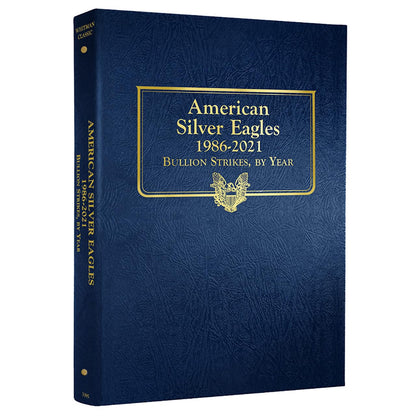 Whitman US American Silver Eagle Coin Album 1986 - 2021 #3395