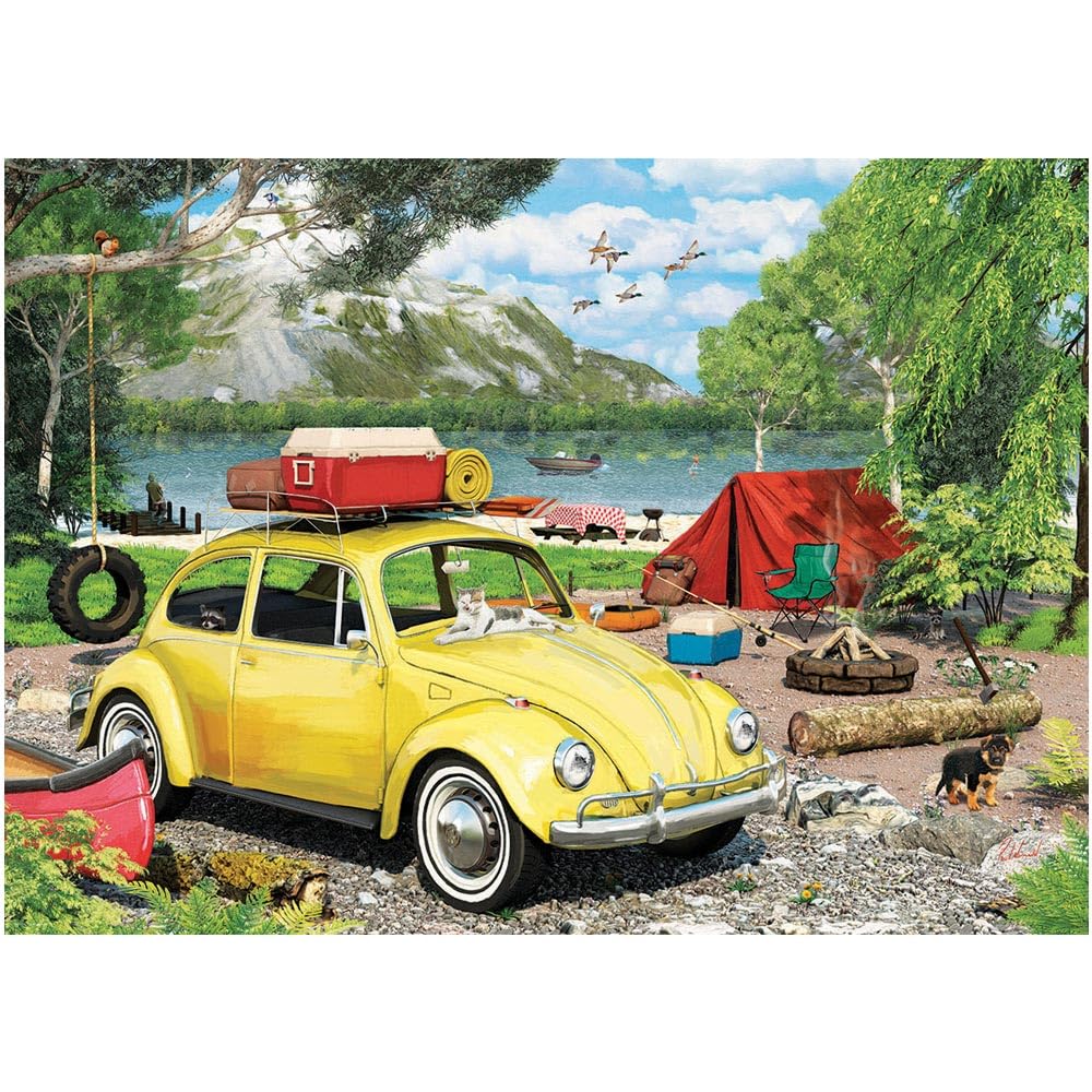 EuroGraphics VW Beetle Camping Tin
