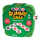 Rummy Strategy Game for Adults, Family, and Kids, Includes Full Size Snap Tiles, Racks, and Storage Travel Bag, Fun for Ages 8+, 2-4 Players