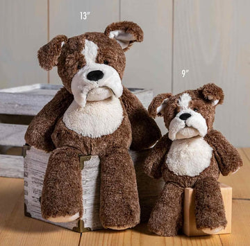 Mary Meyer Stuffed Animal Marshmallow Zoo Plush Soft Toy, 13-Inches, Bradley Bulldog