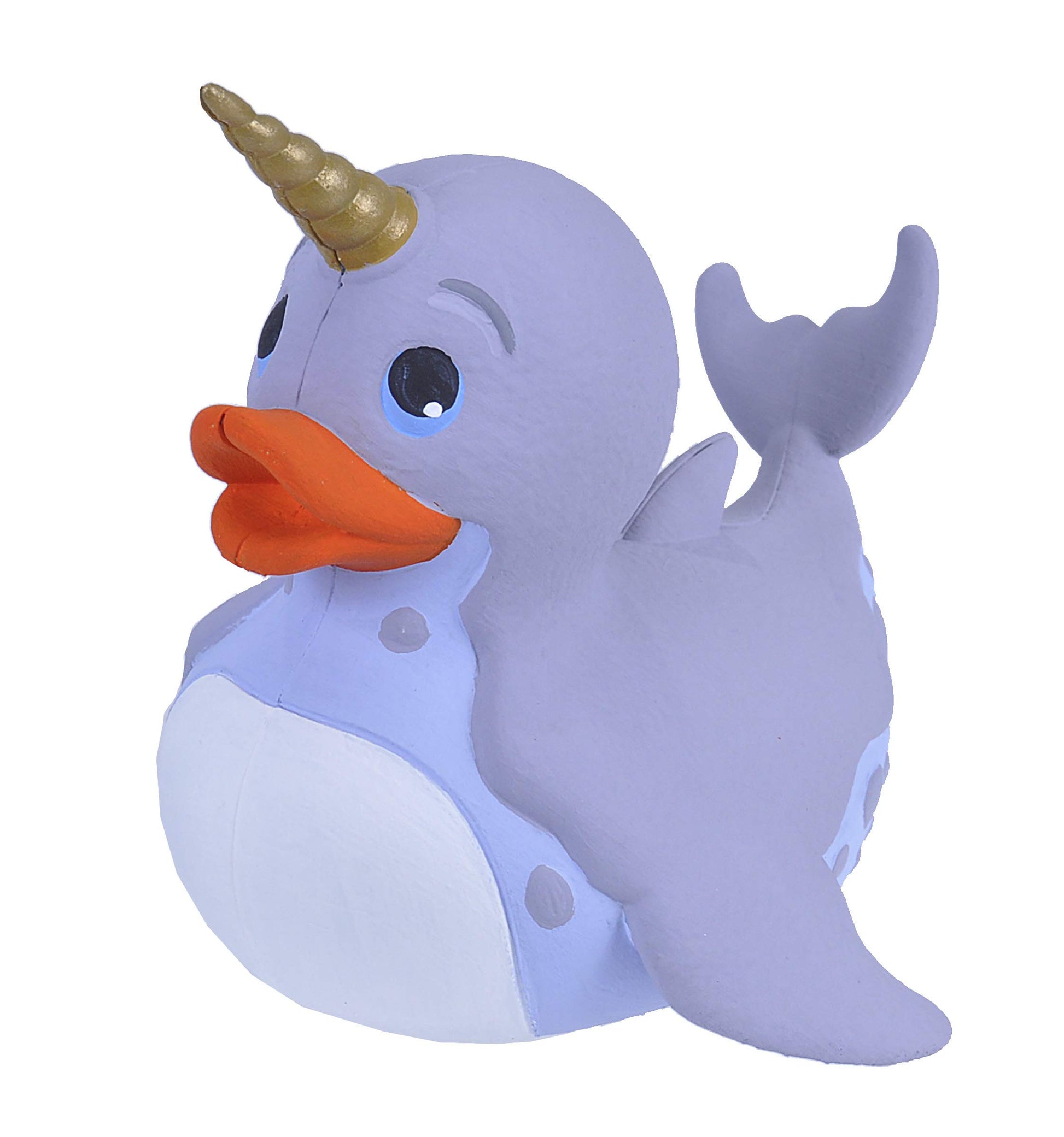 Wild Republic Rubber Duck Narwhal - 4"