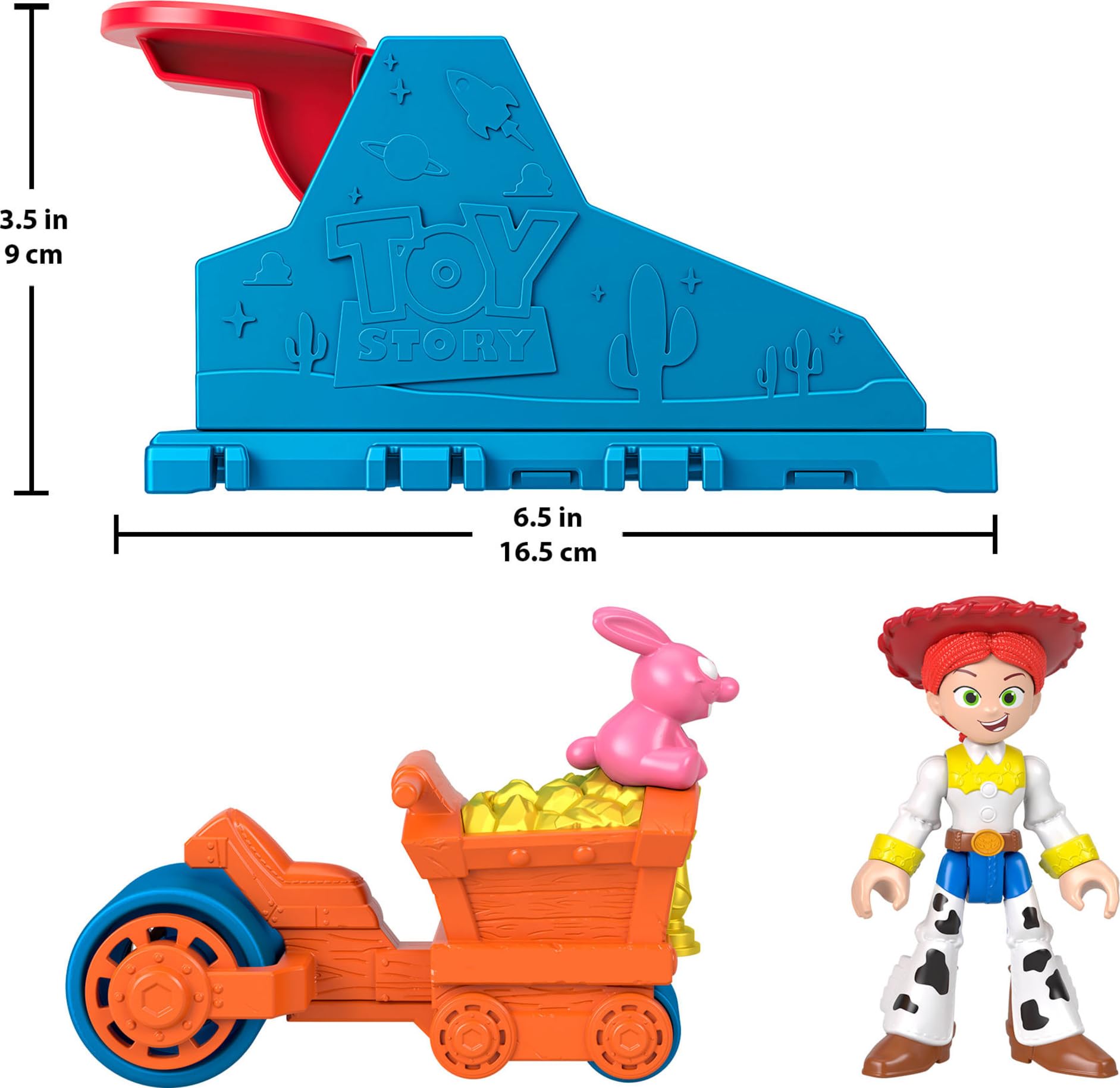 Fisher-Price Imaginext Toy Story Launcher Set with Jesse & Vehicle