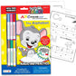 Bendon ABCMouse Alphabet Workbook for Toddlers, Kids - ABC Mouse Letters Mess Free Learning Activity Book Pre K Ages 3 4 5 6 3-5 4-6 | ABC Mouse