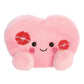 Aurora Adorable Palm Pals Kinsley Kisses Heart Stuffed Animal - Pocket-Sized Play - Collectable Fun - Pink 5 Inches