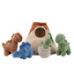 Lambs & Ivy Dino-Might Plush Dinosaur Volcano Interactive Soft Toy Play Set