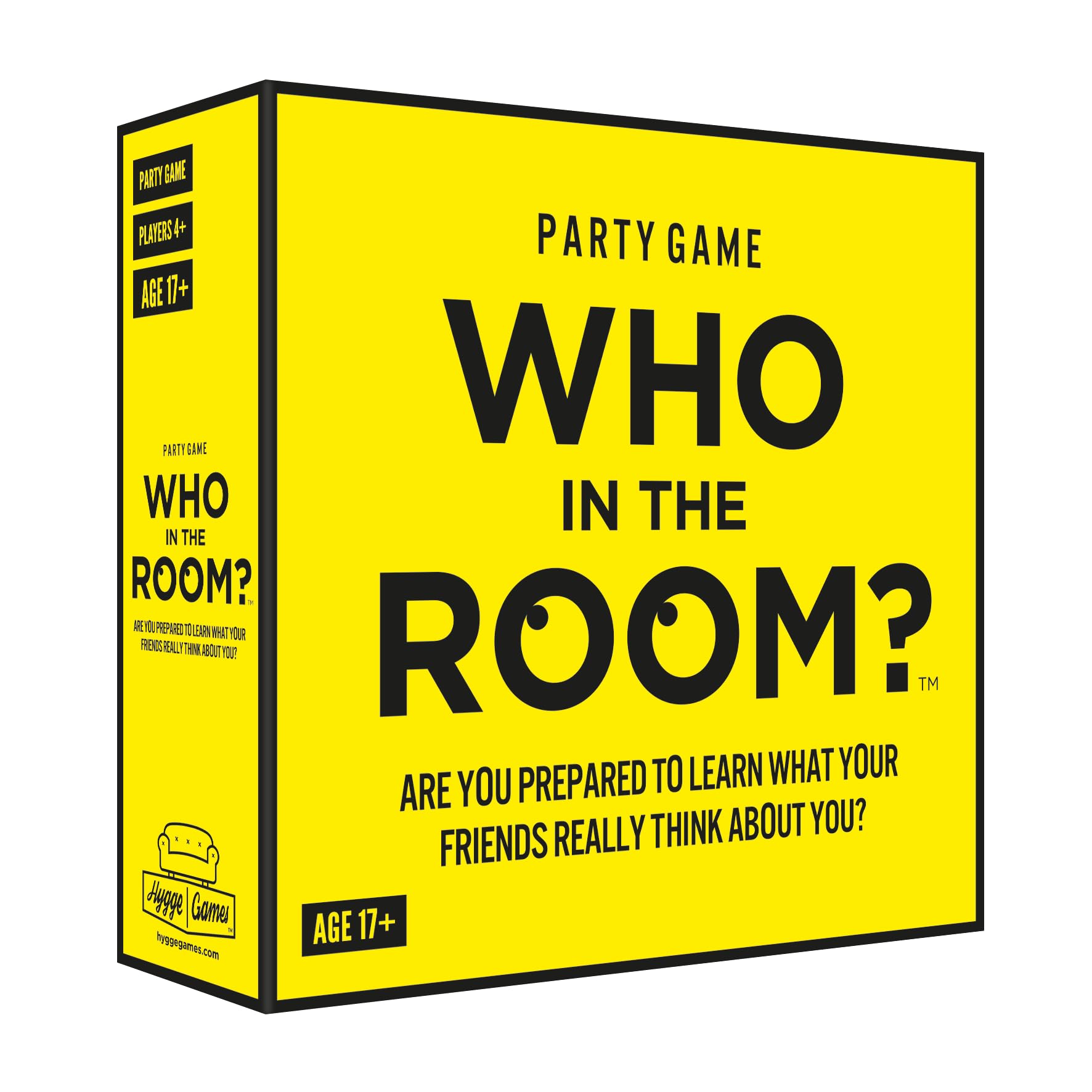 Hygge Games Who in The Room? Party Gamef Yellow