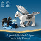 LEGO Harry Potter Forbidden Forest: Magical Creatures, Glow in The Dark Toy for Kids with Buckbeak and Thestral Fantasy Animal Figures, Harry Potter