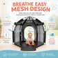 TinyTrek Kids Play Tent for Indoor and Outdoor Fun, Portable Pop Up Tent with Breathable Mesh, Toddler Play Space for Travel, Backyard, Camping