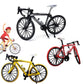 JAMOR Bicycle Model Mountain Bike Toy Racing Toy 1:10 Simulation Bikes Mini Bike Model Zinc Alloy Racing Home Decoration Crafts Miniature Finger