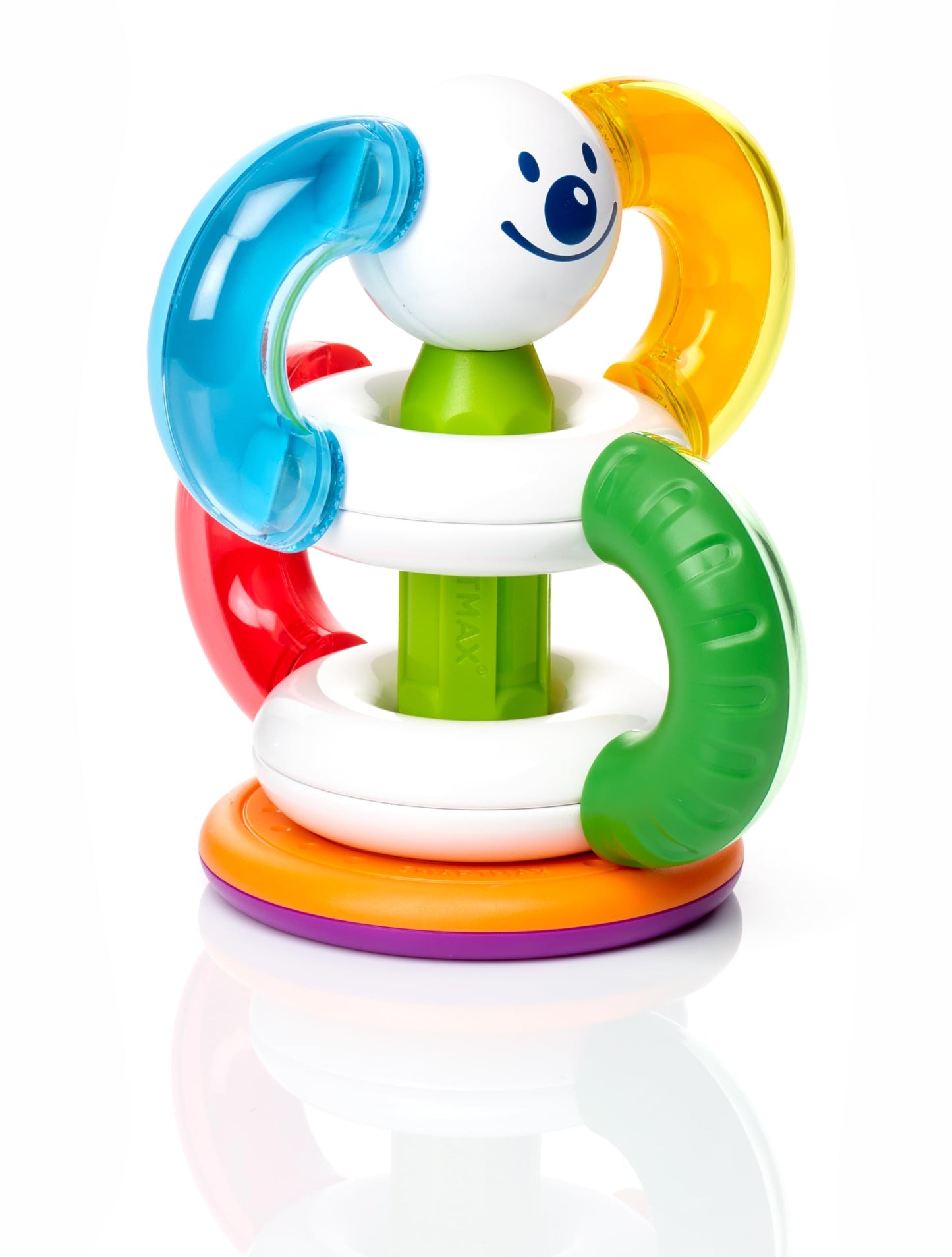 SmartMax My First Stacking Rings Magnetic Building Toy for Ages 1.5-5 - Creative STEM Stacking & Balancing Set