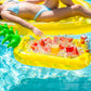 VICKEA Inflatable Pineapple Drink Holder, Pool Party Drink Float for Water Fun