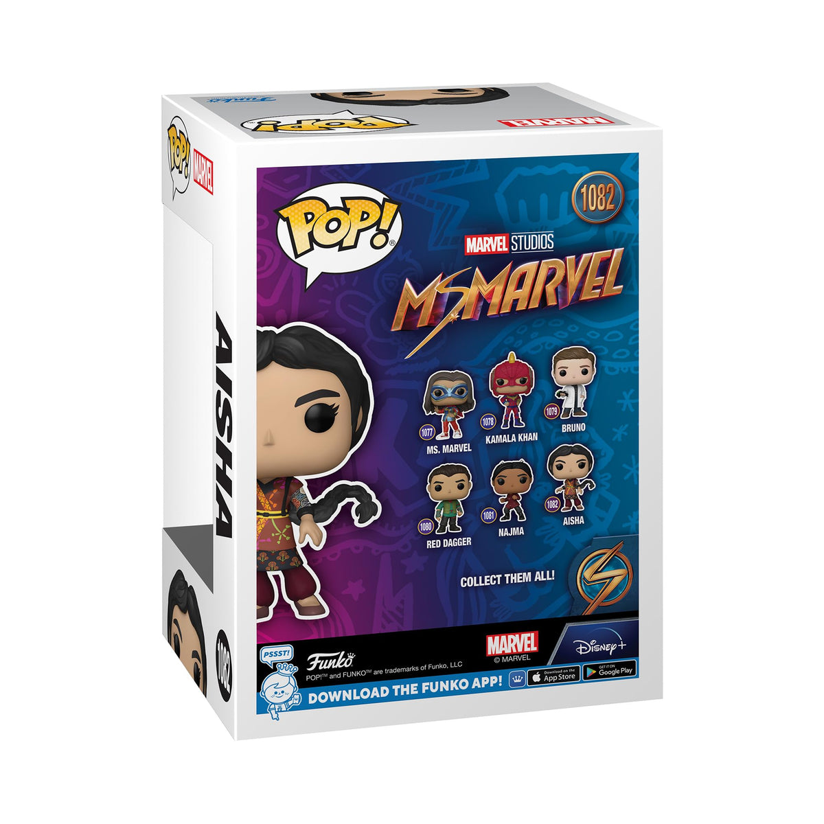 Funko POP! Marvel: Ms. Marvel - Aisha