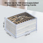 RIXUGIT 10-Pack 100-Count Deck-Case Card-Box - 2 Piece Trading Card Storage Box, Trading Deck Boxes, Clear Case Collection Storage Box for Gaming