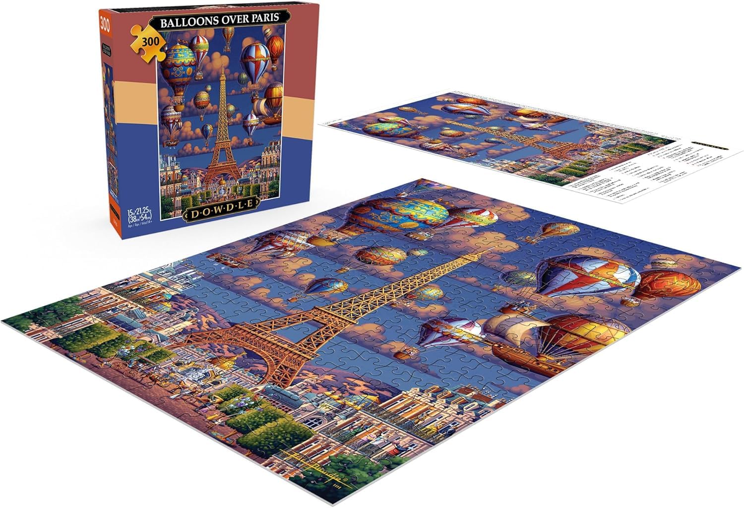 Buffalo Games - Eric Dowdle Balloons Over - 300 Piece Puzzle for Adults